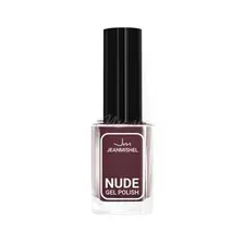 Лак для ногтей JEANMISHEL Nude с эффектом геля, тон 394 бордовый тауп