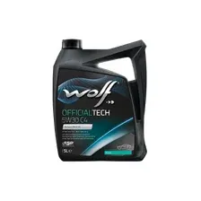 Моторное масло 5W30 синтетическое WOLF OfficialTech C4 5 л (65608/5)