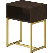 Тумба MONOFIX С металлическими опорами (венге/золото)
