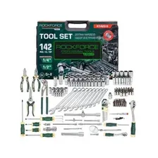 Набор инструментов 1/4", 1/2" 6 граней ROCKFORCE LIGHT 142 предмета 