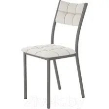 Стул AMC Comfort 3К4.12 (кожзам белый/графит)