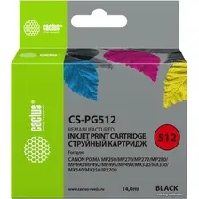 Картридж CACTUS CS-PG512 (аналог Canon PG512)