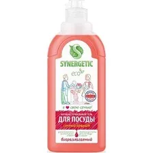 Средство для мытья посуды Synergetic антибактериальное, с ароматом сочный гранат 500 мл