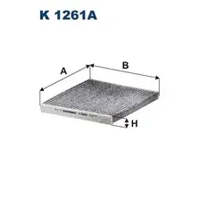 Салонный фильтр FILTRON K1261A CITROEN Jumper, PEUGEOT Boxer, FIAT Ducato 2.0-3.0D 10>