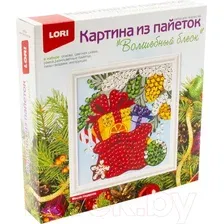 Набор для творчества Lori Картина из пайеток. Мешок подарков / Ап-049