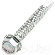 Саморез ЕКТ Кровельный без шайбы 6.3х25 сверло PT3 / 7610771 (250шт, оцинкованный)
