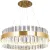 Люстра Estares Sofia 100W R-APP-500x1000-GOLD/CLEAR-220-IP20