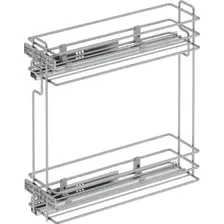 Корзина выдвижная Starax 200 S-2423-C (правое крепление, хром)