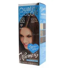 Гель-краска для волос Estel Quality Color Цветель тон 132 (115мл, шоколадно-коричневый)