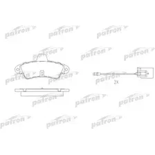 Тормозные колодки дисковые задняя ось PATRON PBP913