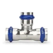 Тройник раструбный Varmega Inox Press 35x35x35