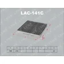 Салонный фильтр LynxAuto LAC141C