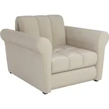 Кресло-кровать Мебель-АРС Гранд (бархат, бежевый star velvet 6 light beige)