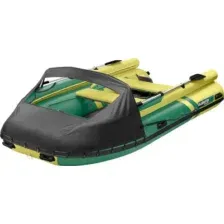 Надувная лодка GLADIATOR E450X (зеленый/оливковый)