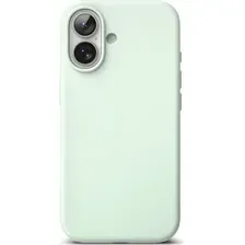 Чехол-накладка Ringke Silicone Magnetic для iPhone 17 (Soft Mint)
