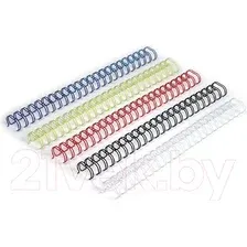 Пружины для переплета Office Kit D9.5мм 3/8 / OKPM38S (100шт, серебристый)