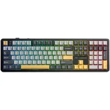 Клавиатура AULA F108 (черный/желтый/серый)