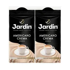Кофе молотый Jardin Americano crema, 2 пакета по 250 г