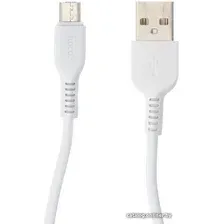 Кабель Hoco X13 microUSB (1 м, белый)