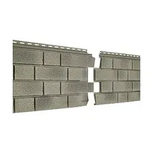 Панель фасадная Ю-Пласт Стоун Хаус S-Lock Клинкер Балтик 0292.Н. НМ000015831 (холодный цемент)