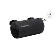 Сумка велосипедная нарульная Caanbag Тубус XL (черный, артикул: CAAN-TR-64BL)