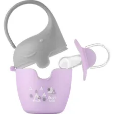 Контейнер для соски-пустышки Roxy kids Слоник, REF-002-V, сиреневый