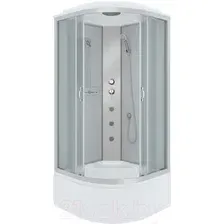 Душевая кабина Niagara NG-2309-14G 100x100x215 (гидромассаж, матовое стекло)