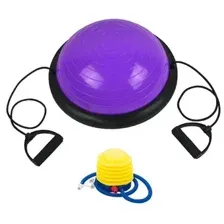 Балансир AMETIST Bosu Ball (фиолетовый)
