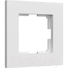 Рамка для выключателей и розеток Werkel W0012961 (белый матовый)