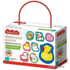 Мозаика/пазл Baby Toys Половинки Домашние животные 04120