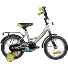 Детский велосипед Novatrack Vector 14 143VECTOR.SL5 (серебристый)
