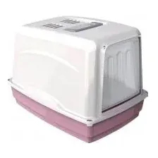 Туалет-домик Georplast Vicky 10582 (белый/розовый)
