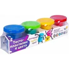 Набор для лепки Genio Kids Тесто-пластилин. Неоновые цвета TA1016V