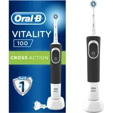 Электрическая зубная щетка Oral-B Vitality 100 Cross Action D100.413.1 (с переходником на евровилку, черный)
