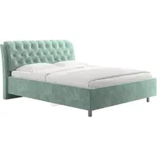 Кровать Сонум Olivia 90x200 (микровелюр селадон)
