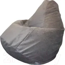Бескаркасное кресло Flagman Груша Мега XXXL Г3.5-66 (серый)
