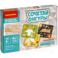 Развивающая игра Bondibon Сочетай фигуры / ВВ4883