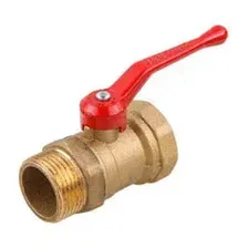 Кран шаровой 3/4" нар.-вн. ручка PN1,6 МПа; 11Б27п5, Цветлит