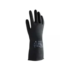 Перчатки латексные JETA SAFETY Acid КЩС тип 2 размер 11 XXL К50 Щ50 черные (JCH601-XXL)