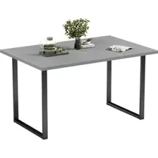 Кухонный стол Mio Tesoro Tako 120x66 (серый/черный)