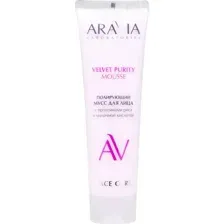 Мусс для лица Aravia Laboratories, Velvet Purity Mousse, с протеинами риса и молочной кислотой, 100 мл