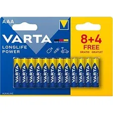 Комплект батареек Varta Longlife Power AAА LR03 Alkaline BL12 12/240 / 4903121472