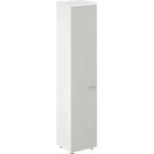 Шкаф Norden Левый 60x60x195.5 / SG.823.WH.SH.L (белый/серый бархат)