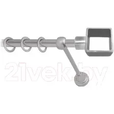 Карниз для штор Lm Decor Куб 177 1р гладкий (сатин, 1.6м)