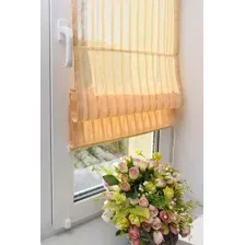 Римская штора Delfa Макси Fancy СШД-02М-244/068 (140x160, персиковый)