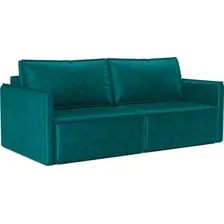 Угловой диван Мебель-АРС Хайтон M9-23-2 (бархат сине-зеленый Star Velvet 43 Black Green)