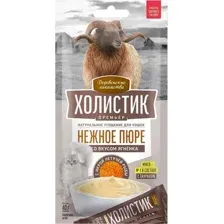 Лакомство для кошек Деревенские лакомства Холистик Премьер. Нежное пюре с ягнёнком 4x10 г