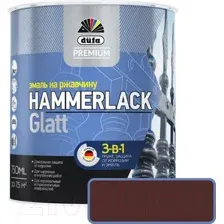 Эмаль Dufa Hammerlack на ржавчину гладкая RAL8017 (750мл, шоколад)