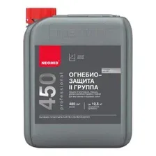 Огнебиозащита NEOMID 450, 2 группа, бесцветный, 5 кг