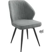 Стул Мамадома Michael-R1 360 (k10 Антрацит замша Lux/черный)